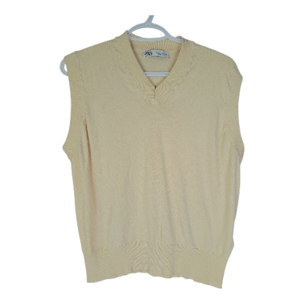 Zara V-neck Knit Sweater Vest